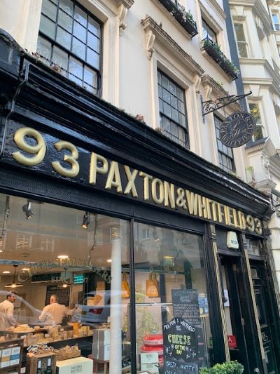 イギリス チーズ専門店 PAXTON&WHITFIELD パクストン＆ウィットフィールド